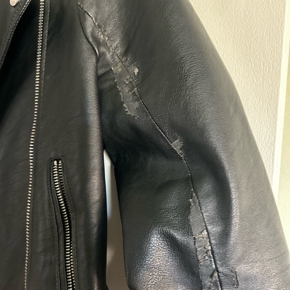 Abercrombie Moto Jacket - size S (with wear and tear) - Picture 5 of 6